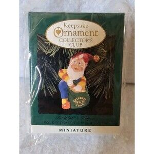 Hallmark Ornament Miniature Reindeer Treats 1996 Christmas